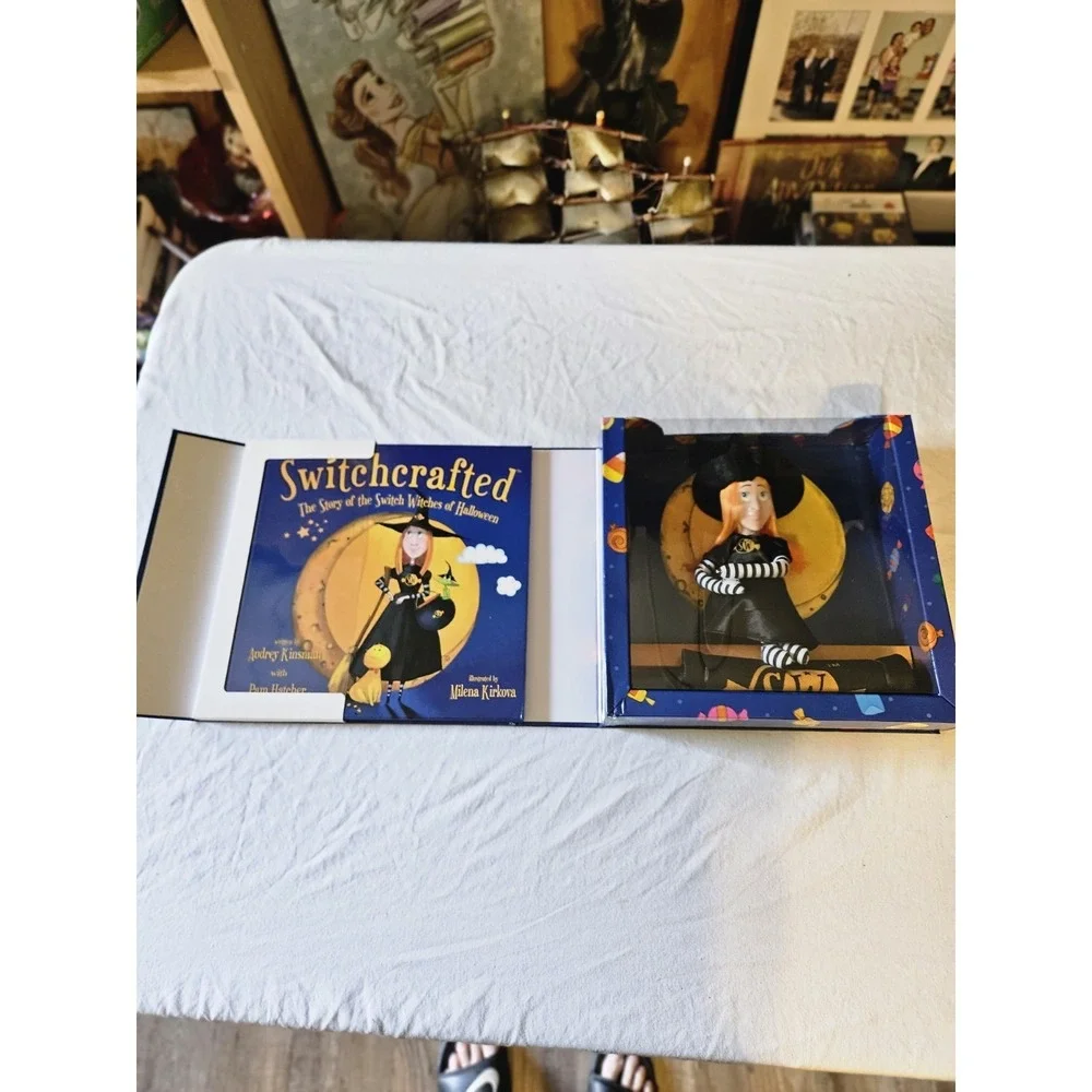 Switchcrafted Story of the Switch Witches of Halloween Book & Plush Doll Gift...